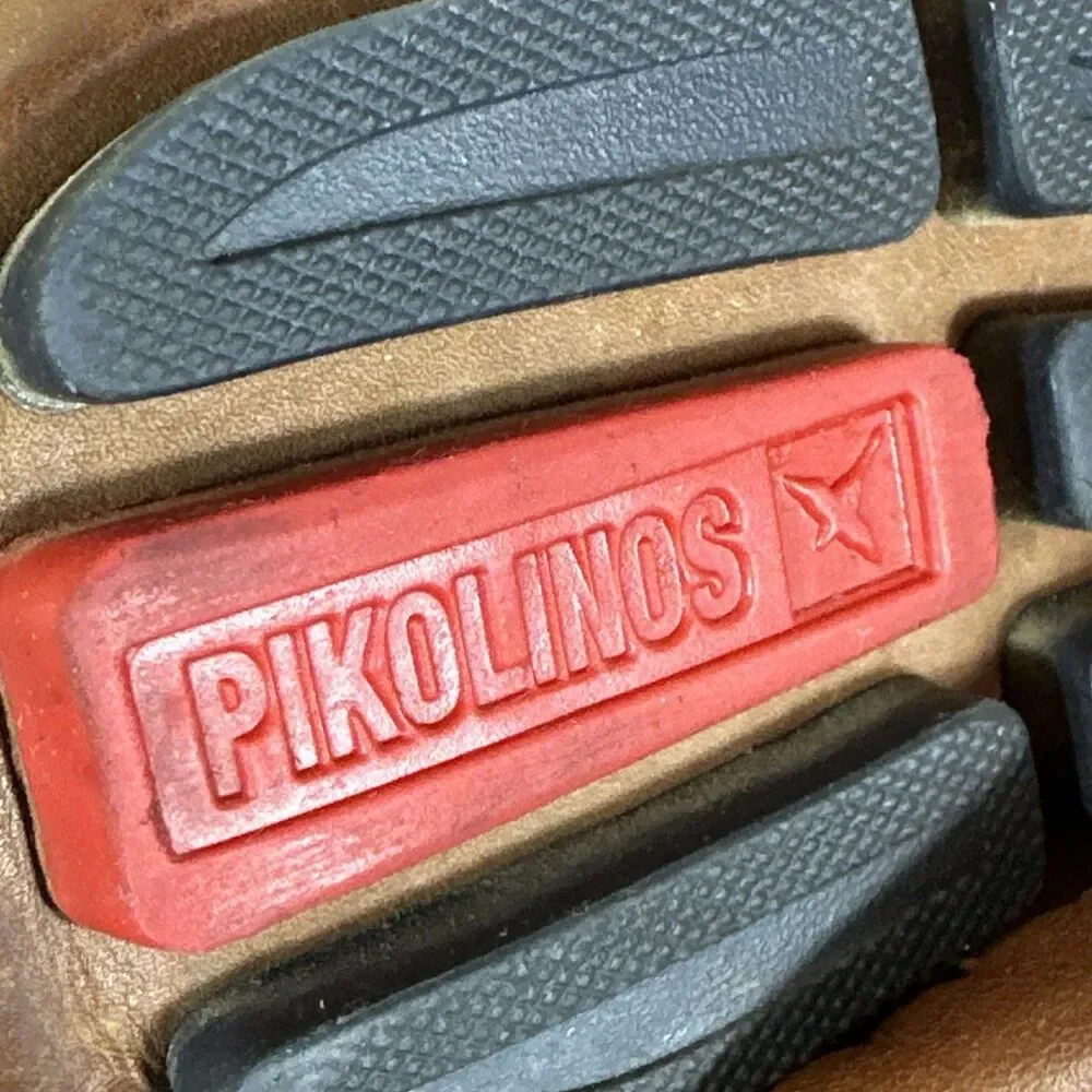 Pikolinos Fuencarral Leather Brown Slip On Driving Shoes 8 M EUR 41